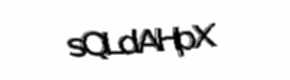 Security check image, please type the characters shown